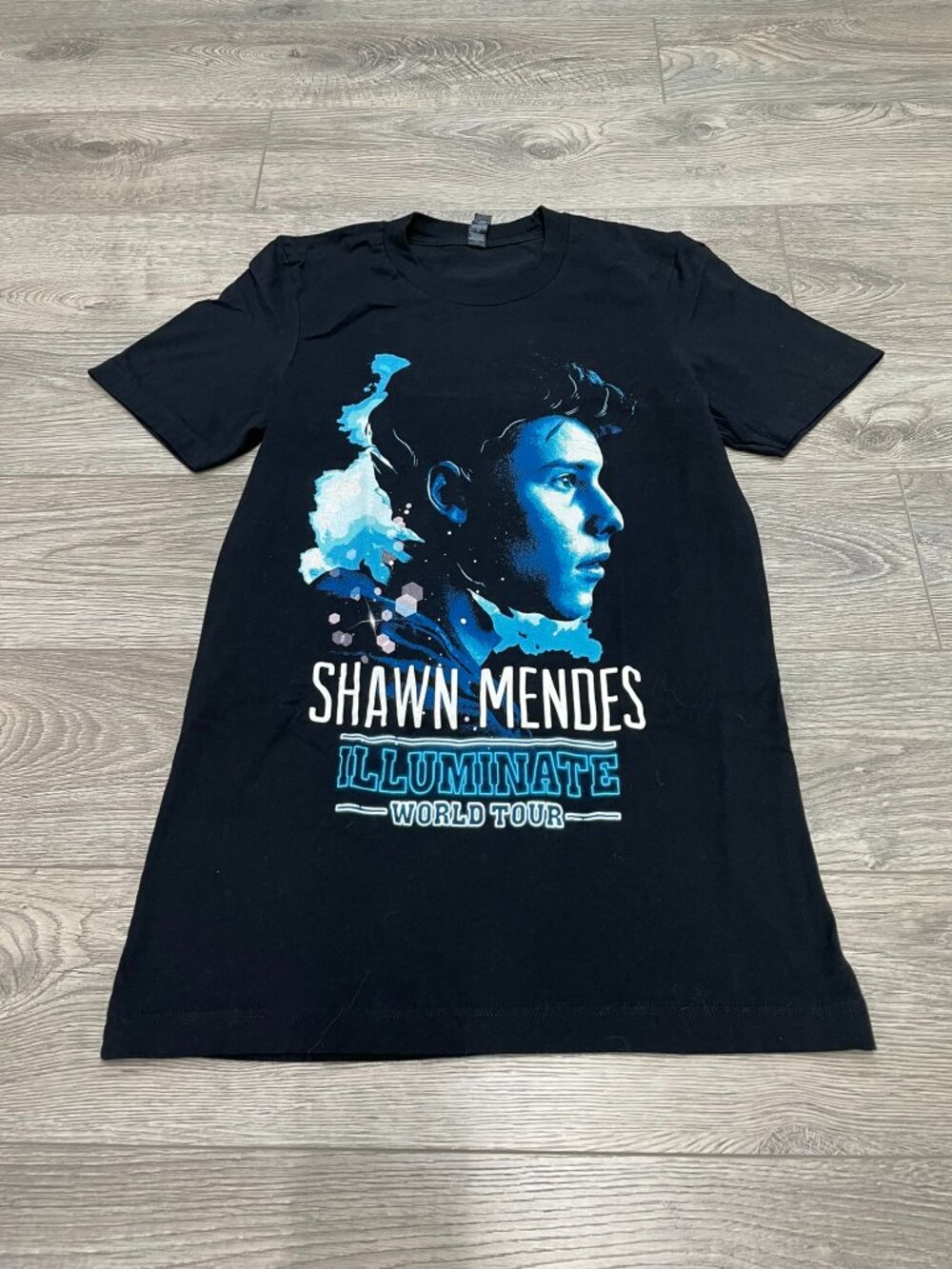 Shawn Mendes Illuminate World Tour T-Shirt Concert Merch Black Small